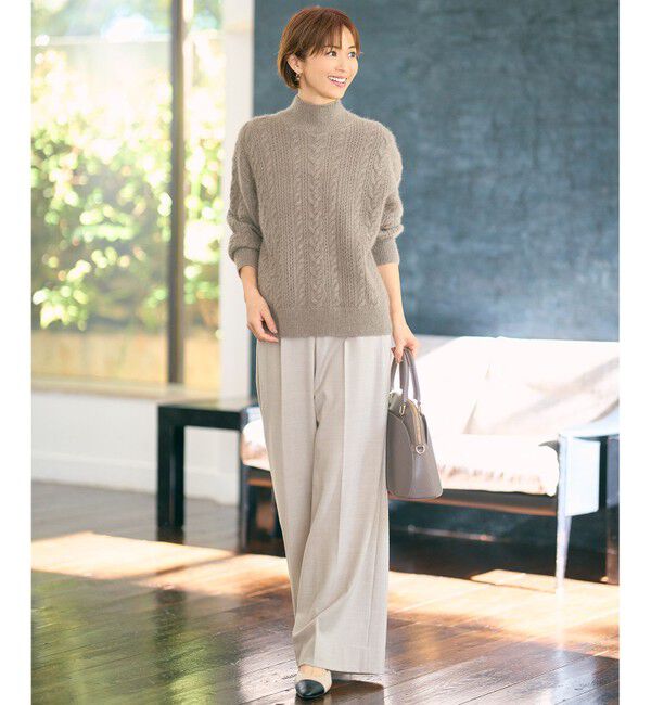 自由区「ソフトウールブレンドワイド パンツ」|その他|
