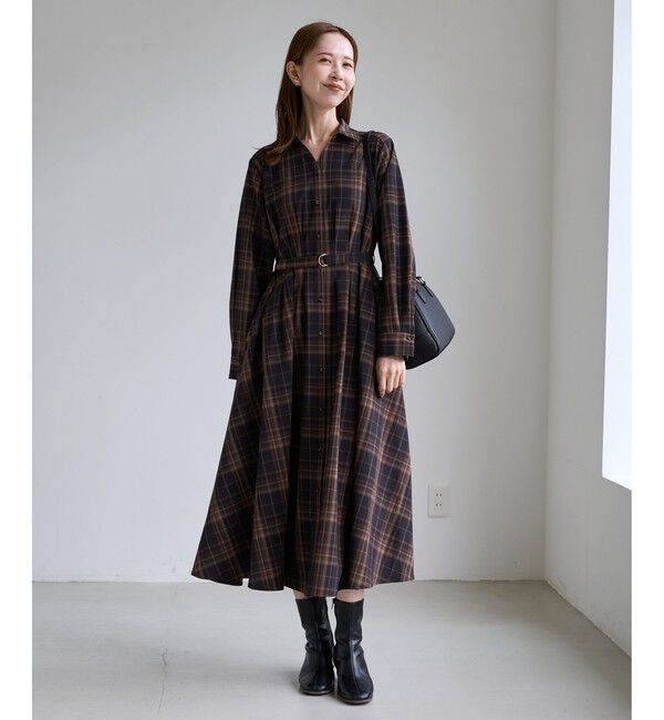 Rope&rsquo;Picnic「ウエストタックシャツコンシャスワンピース」|ワンピース|ネイビー系(41)
