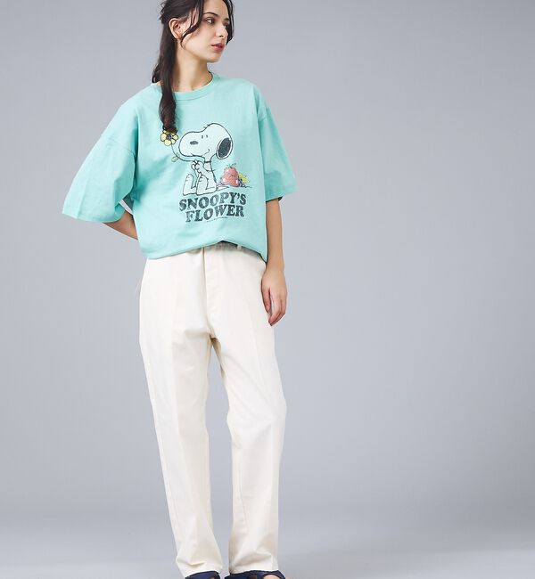 ABAHOUSE「【FRUIT OF THE LOOM / フルーツオブザルーム】スヌーピー ピー」|Tシャツ・カットソー|