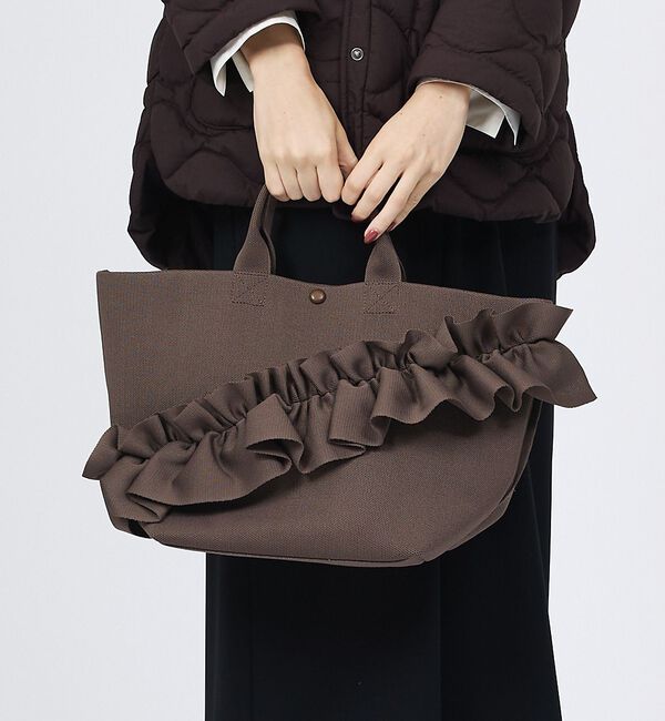 Rouge vif「【ROOTOTE/ルートート】EU.デリ.ルフルラッフル-B/トートバッグ」|トートバッグ|ブラウン