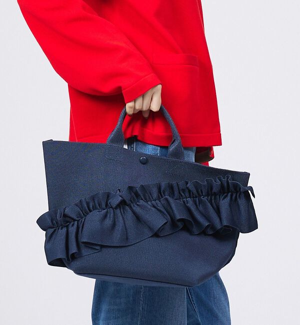 Rouge vif「【ROOTOTE/ルートート】EU.デリ.ルフルラッフル-B/トートバッグ」|トートバッグ|ネイビー