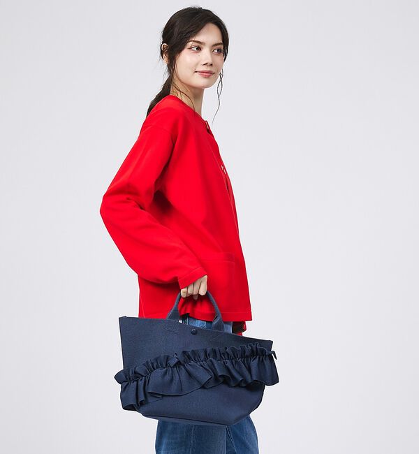 Rouge vif「【ROOTOTE/ルートート】EU.デリ.ルフルラッフル-B/トートバッグ」|トートバッグ|