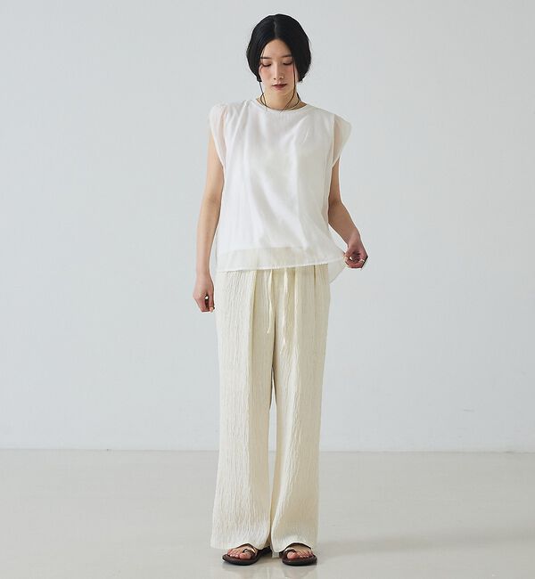 abahouse mavie「【シアー】レイヤードドッキングプルオーバー」|その他|