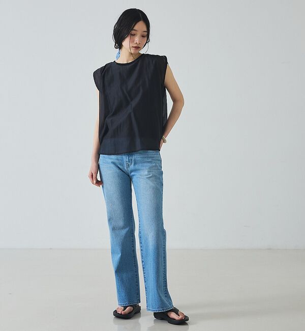 abahouse mavie「【シアー】レイヤードドッキングプルオーバー」|その他|