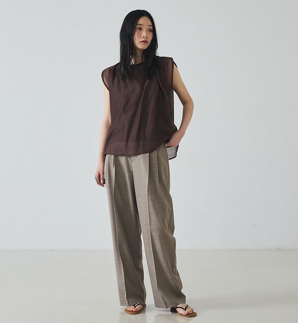 abahouse mavie「【シアー】レイヤードドッキングプルオーバー」|その他|