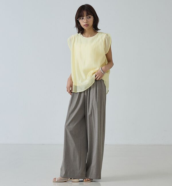 abahouse mavie「【シアー】レイヤードドッキングプルオーバー」|その他|
