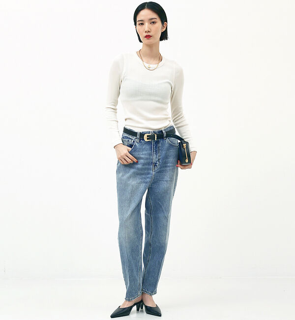 The Store by C' 「【COCUCA】ウォッシャブルシルクプルオーバー」|Tシャツ・カットソー|