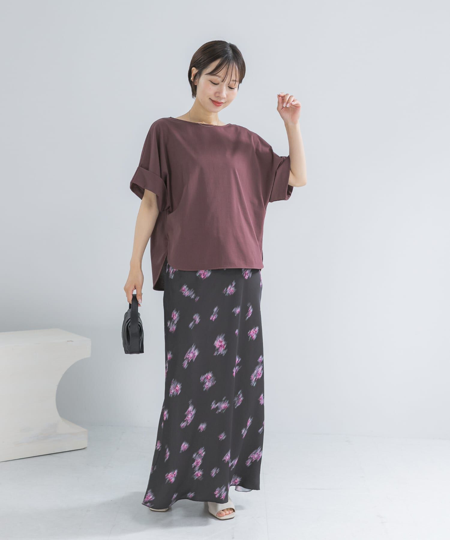 URBAN RESEARCH ROSSO「UVカットデザインスリーブプルオーバー」|Tシャツ・カットソー|