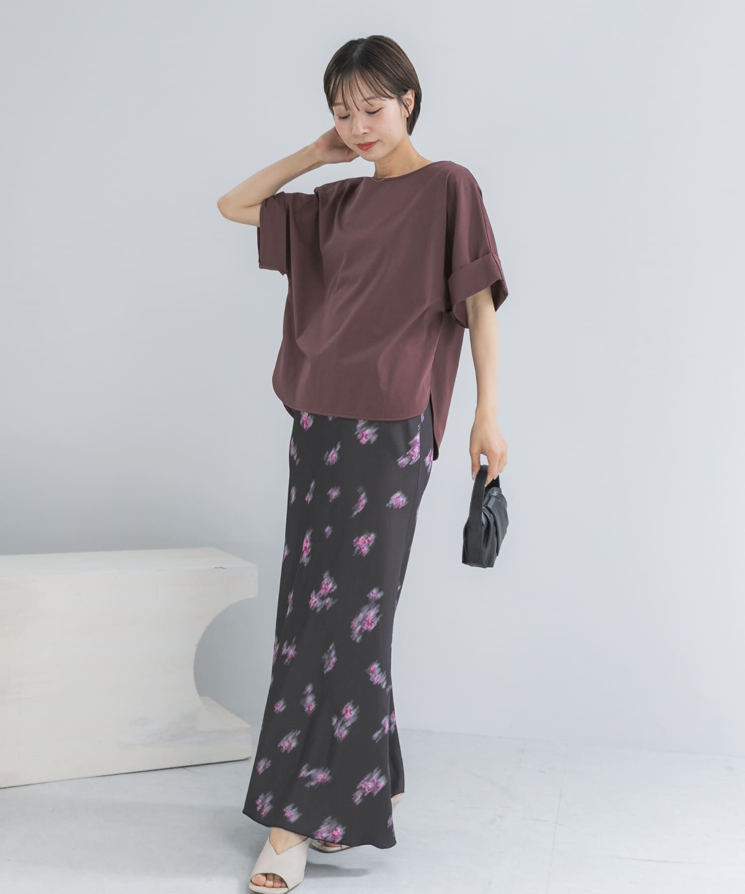 URBAN RESEARCH ROSSO「UVカットデザインスリーブプルオーバー」|Tシャツ・カットソー|