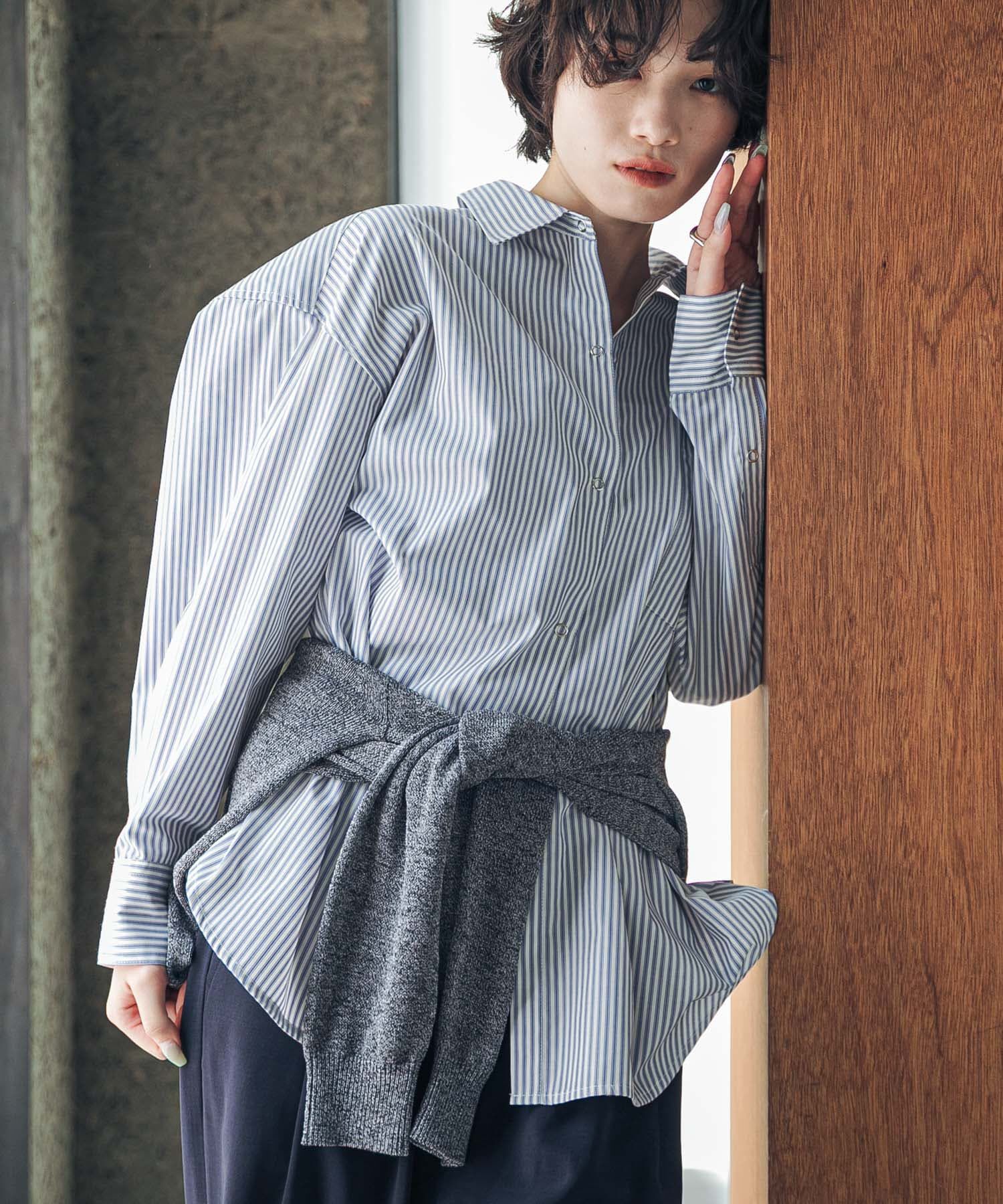 URBAN RESEARCH DOORS「『速乾/イージーケア/UVカット』『UR TECH』Aircareリングドットシャツ 26AW」|シャツ・ブラウス|