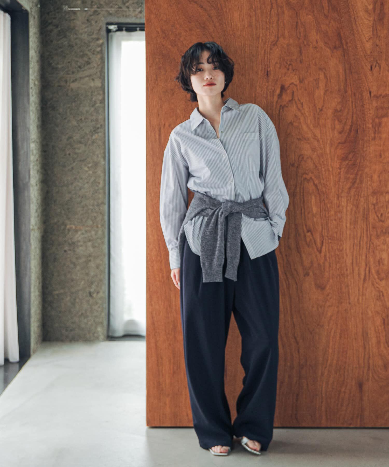 URBAN RESEARCH DOORS「『速乾/イージーケア/UVカット』『UR TECH』Aircareリングドットシャツ 26AW」|シャツ・ブラウス|