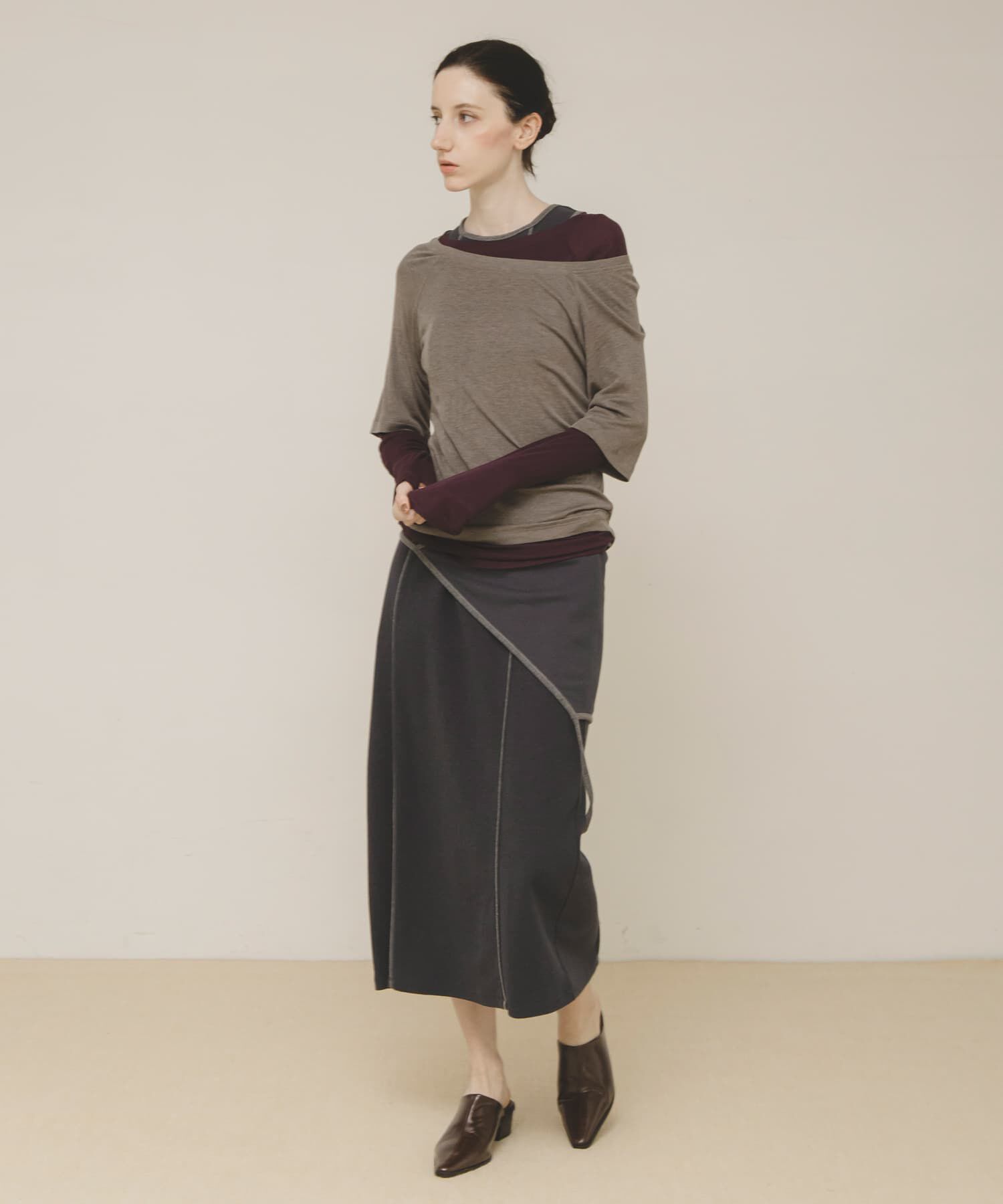 LAATO「layered color tee」|Tシャツ・カットソー|