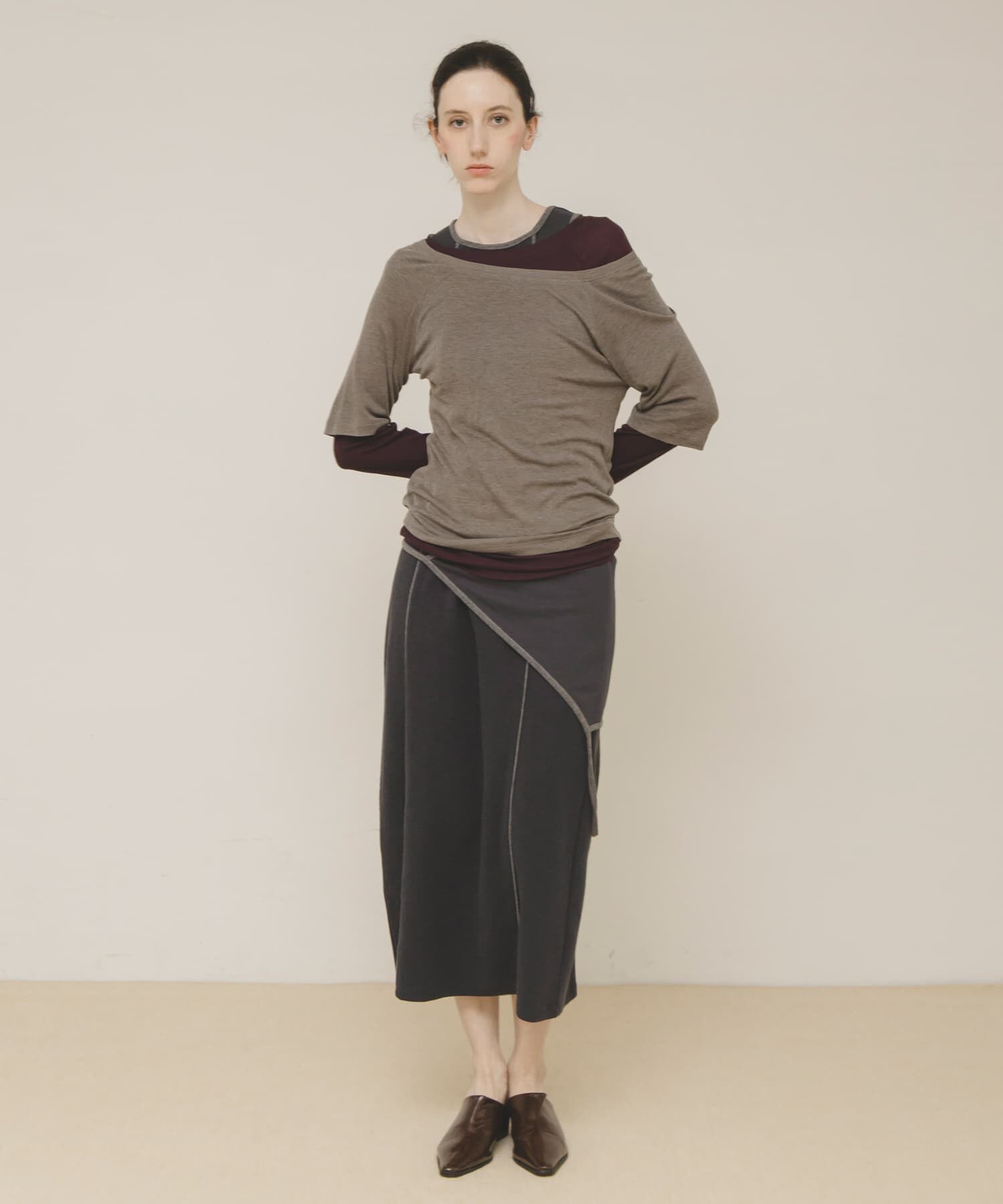 LAATO「layered color tee」|Tシャツ・カットソー|