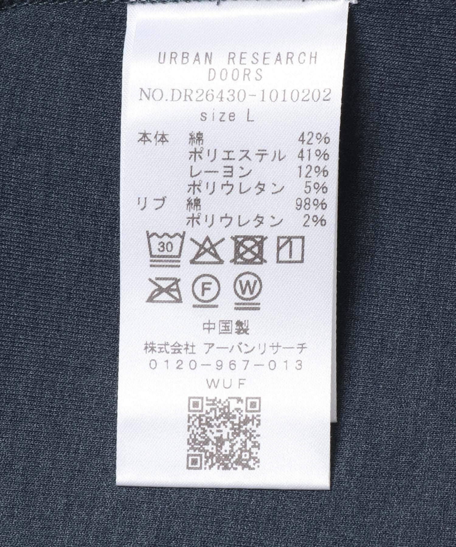 URBAN RESEARCH DOORS「スラブダンボールクルーネックロングスリーブTシャツ」|Tシャツ・カットソー|