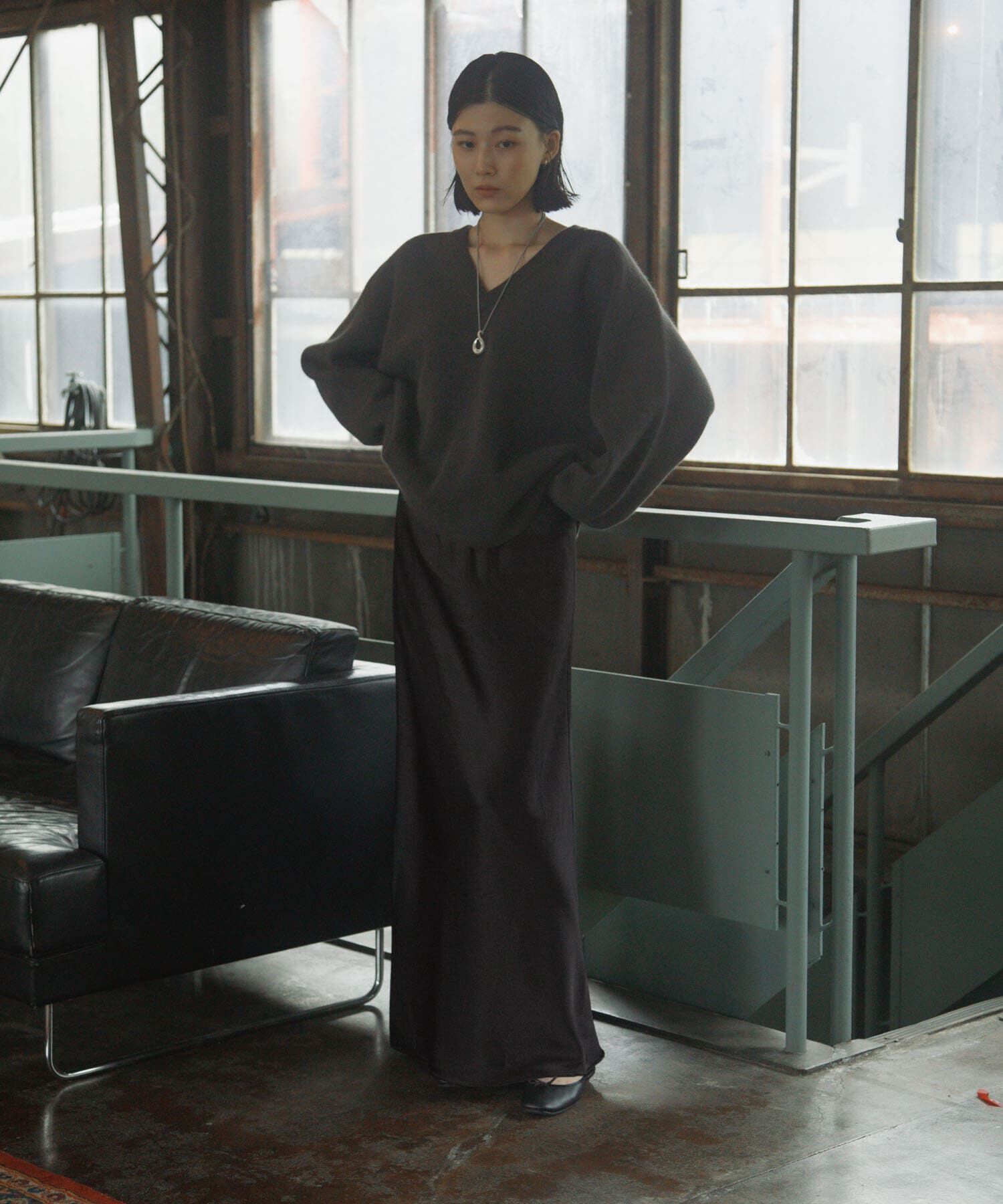 URBAN RESEARCH DOORS「Relax Bias I-Line Skirt」|スカート|