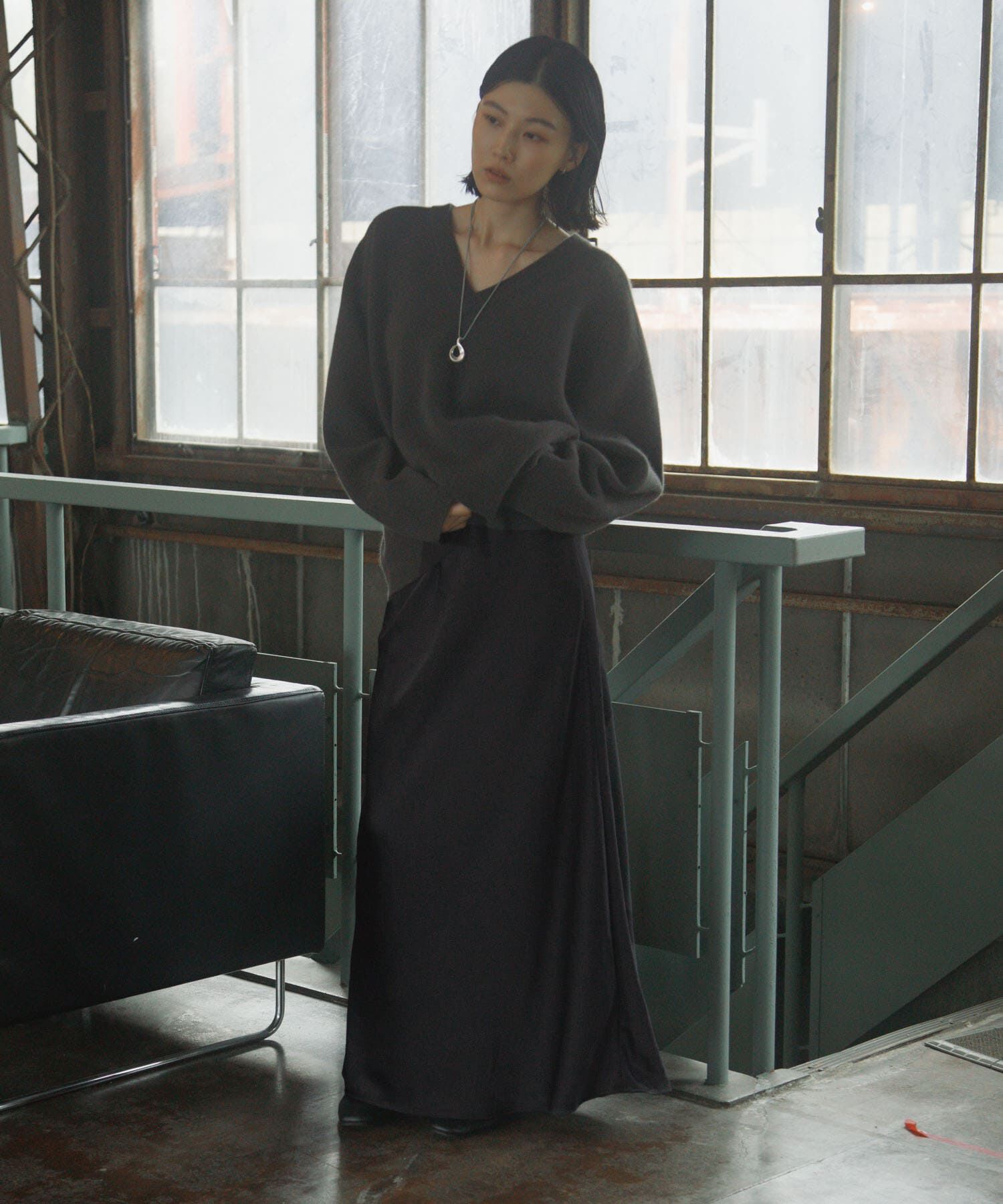 URBAN RESEARCH DOORS「Relax Bias I-Line Skirt」|スカート|