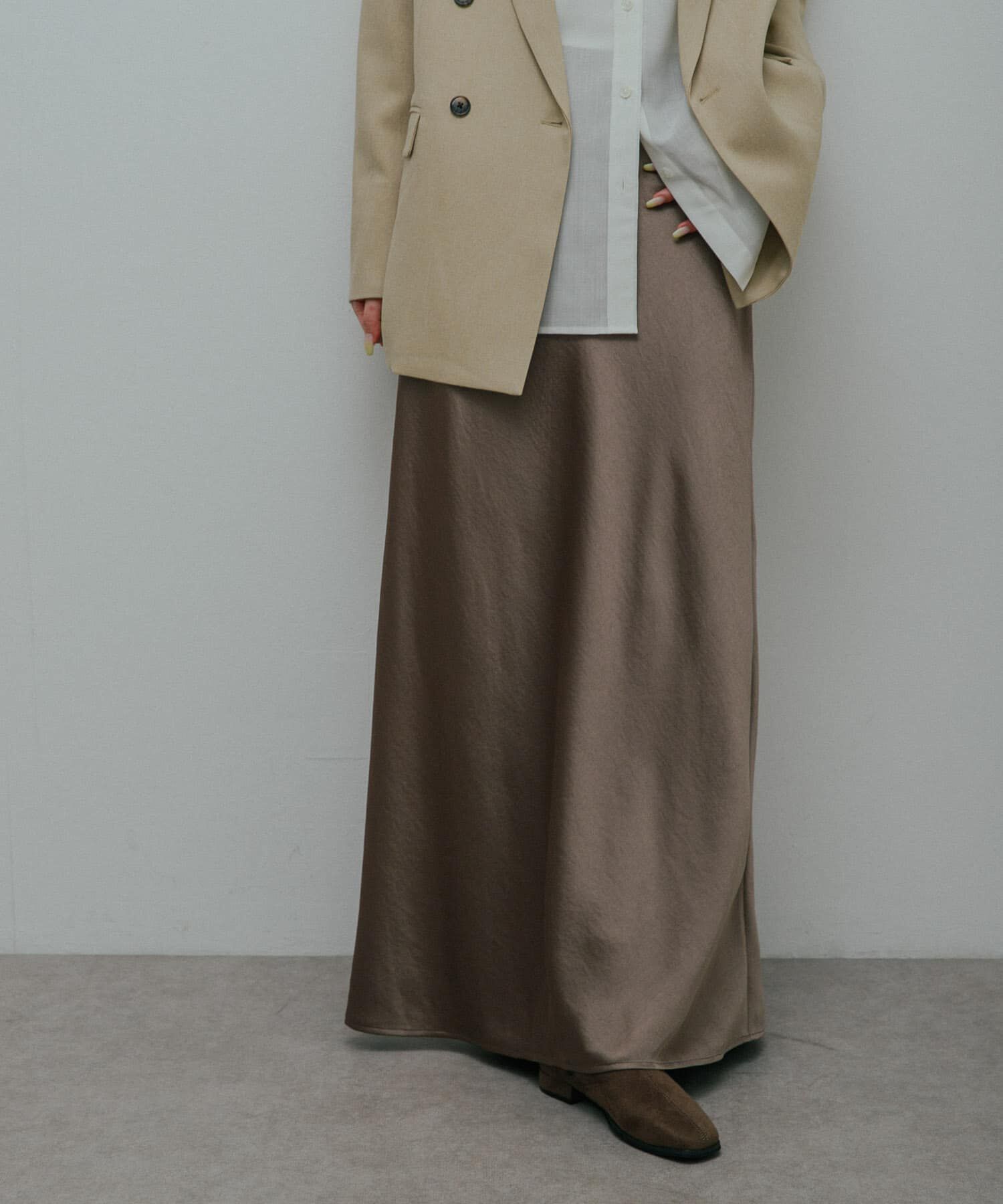 URBAN RESEARCH DOORS「Relax Bias I-Line Skirt」|スカート|