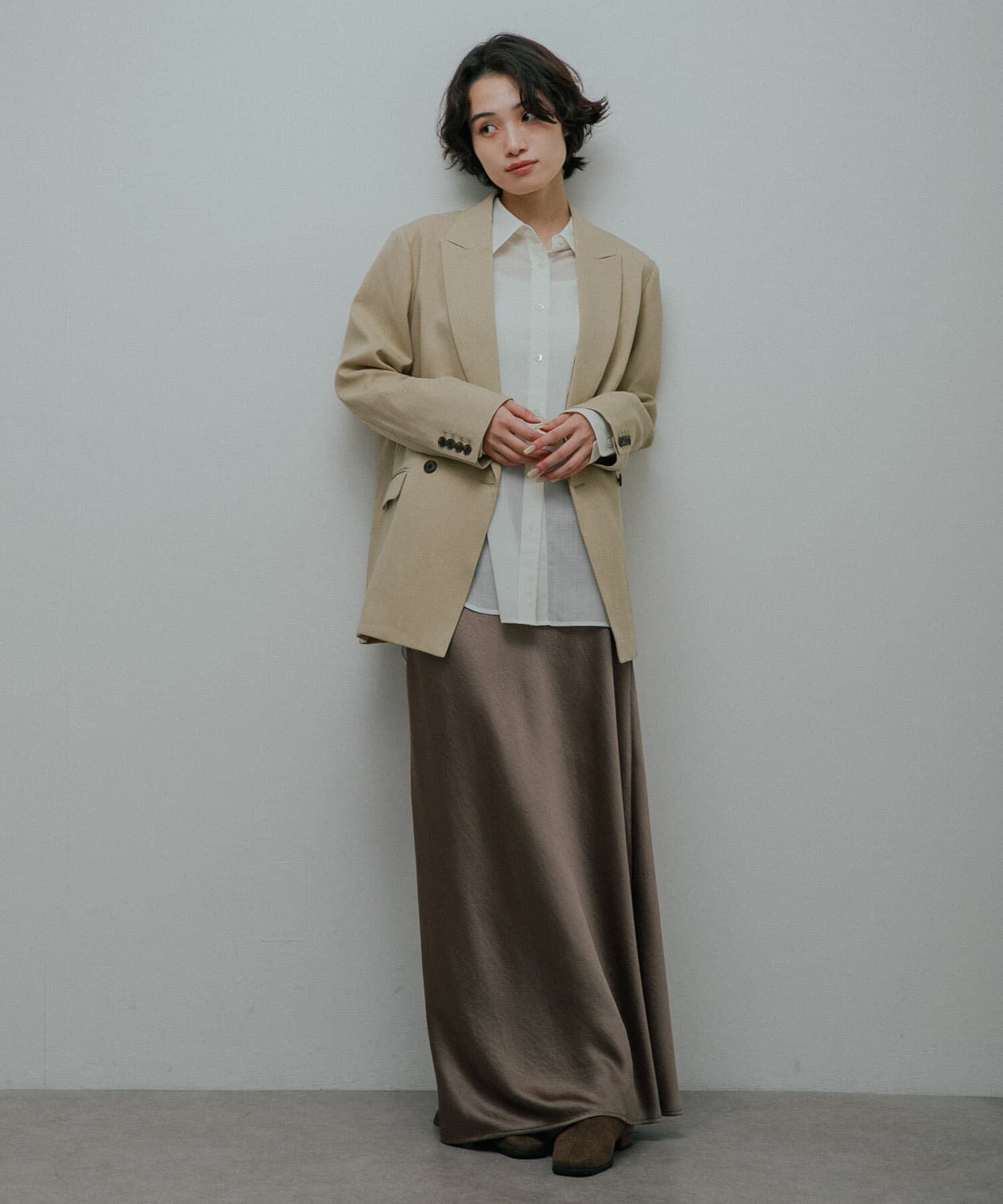 URBAN RESEARCH DOORS「Relax Bias I-Line Skirt」|スカート|