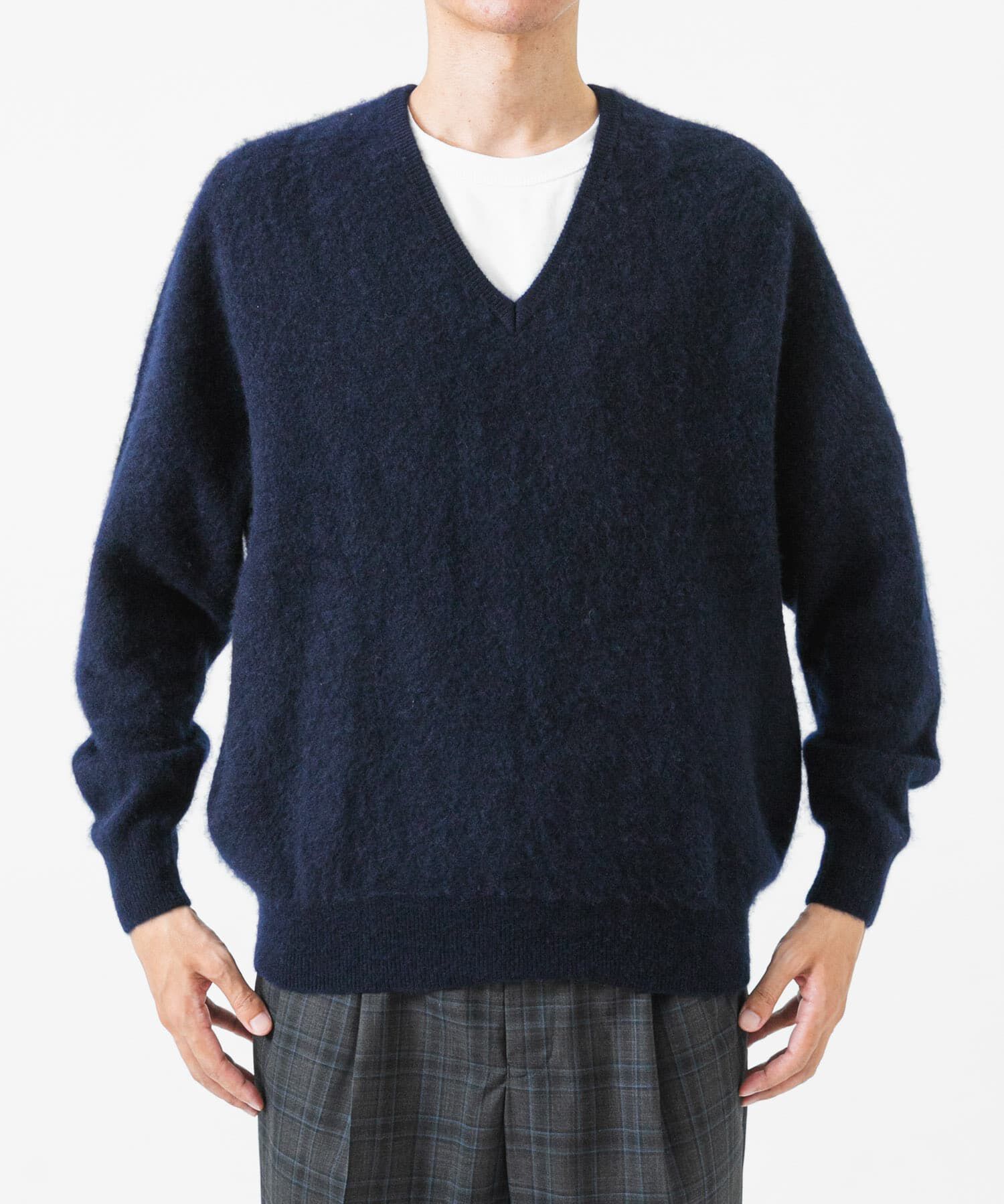 URBAN RESEARCH「FUR WOOL V-NECK KNIT」|ニット・セーター|