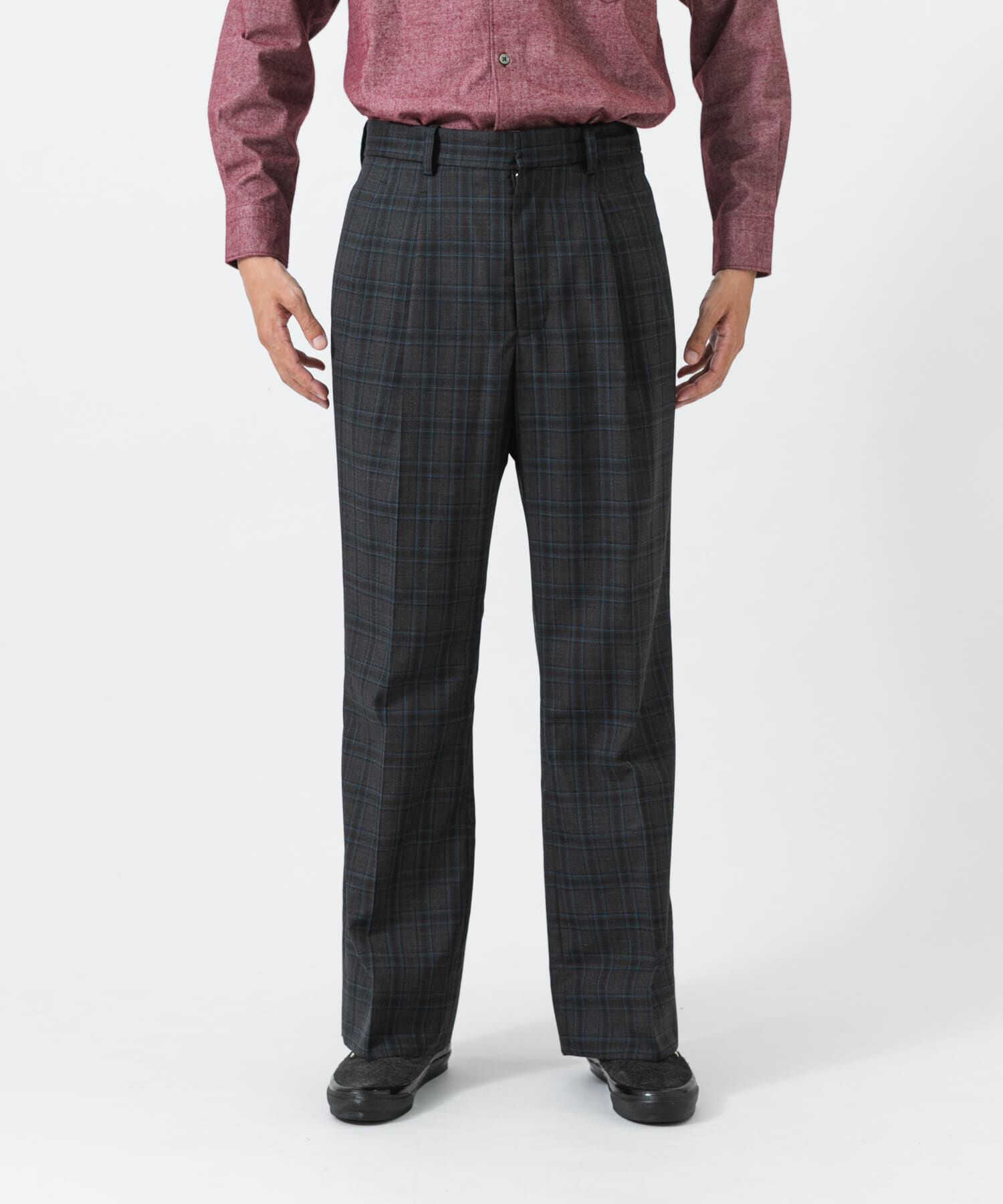 URBAN RESEARCH「TW CHECK SEMI FLARE PANTS」|その他|