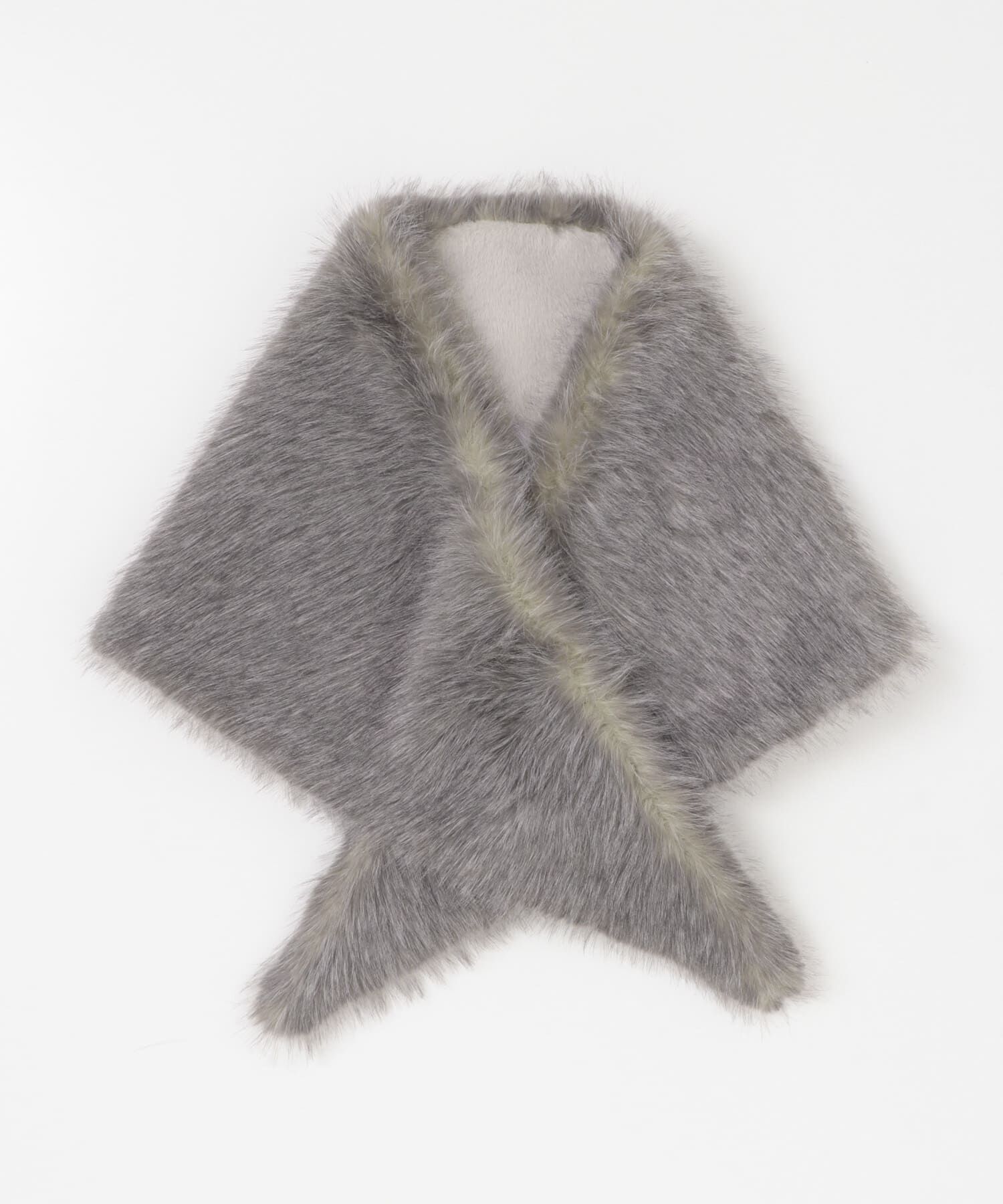 RODE SKO「atelier brugge　TRIANGLE FUR SCRAF」|バンダナ・スカーフ|