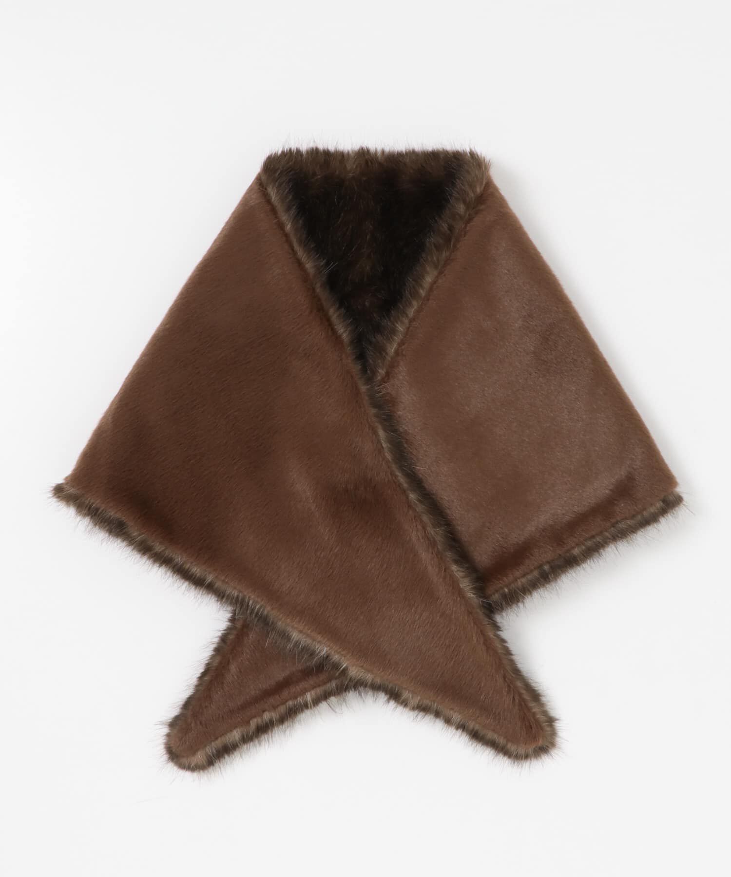 RODE SKO「atelier brugge　TRIANGLE FUR SCRAF」|バンダナ・スカーフ|
