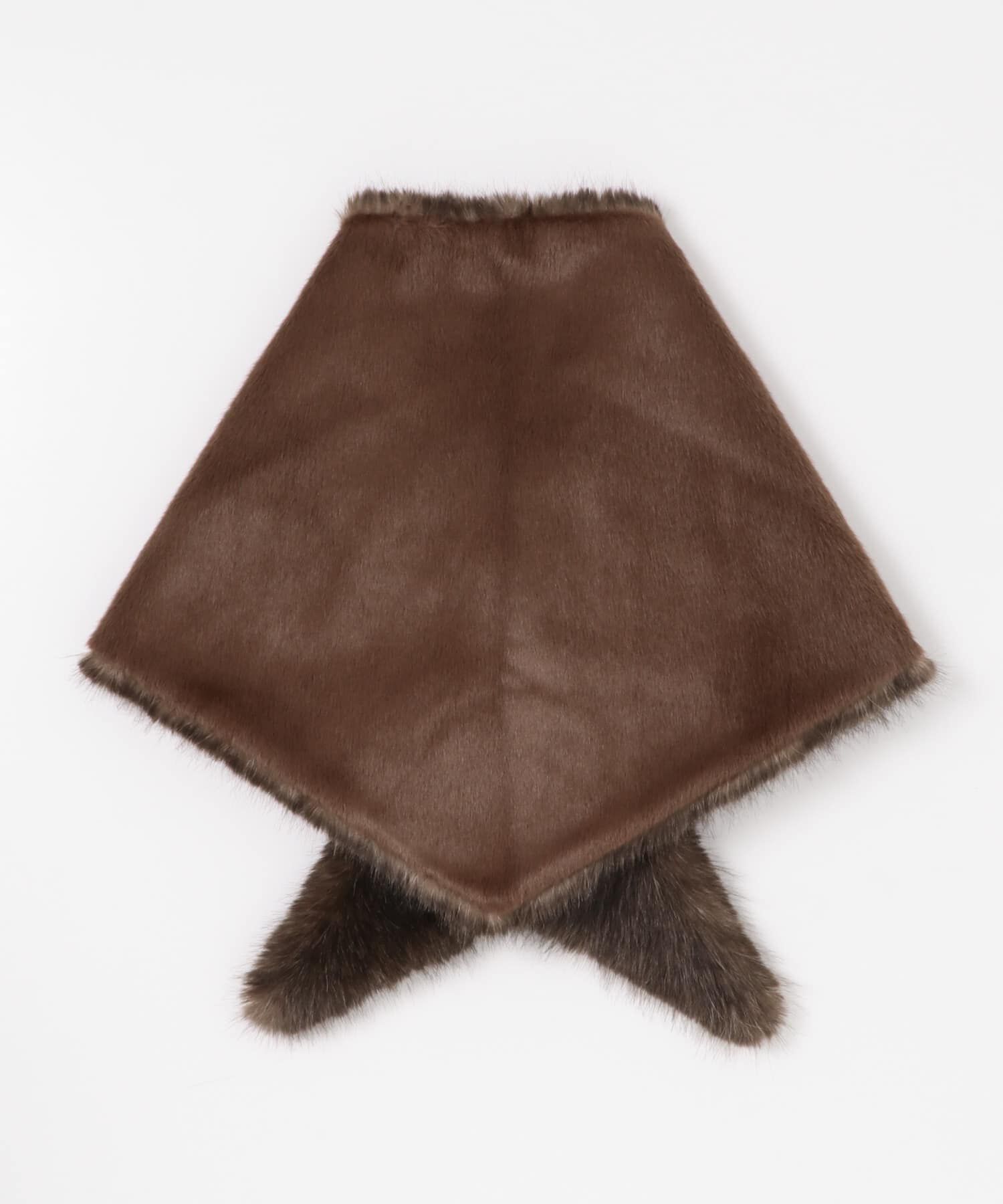 RODE SKO「atelier brugge　TRIANGLE FUR SCRAF」|バンダナ・スカーフ|
