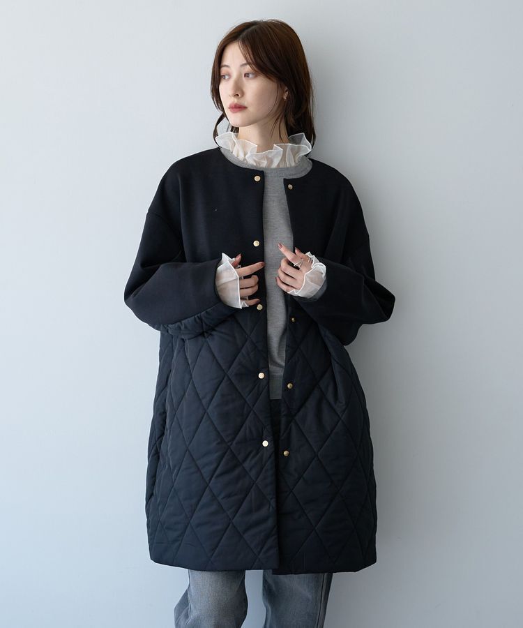 YECCA VECCA「カットボンディング&times;中綿コート」|その他|