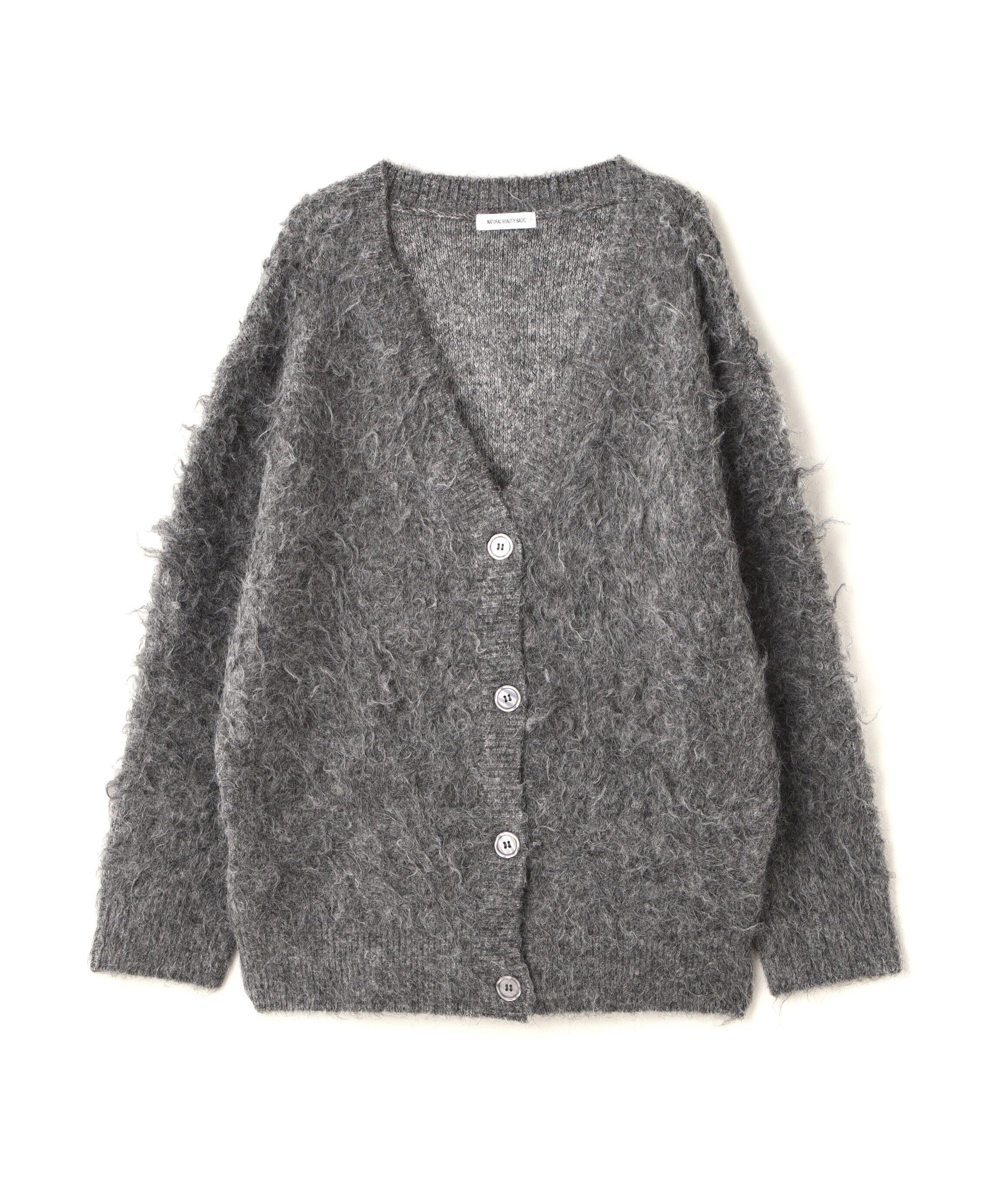  「Vネック起毛コーディガン　24AW」|ニット・セーター|