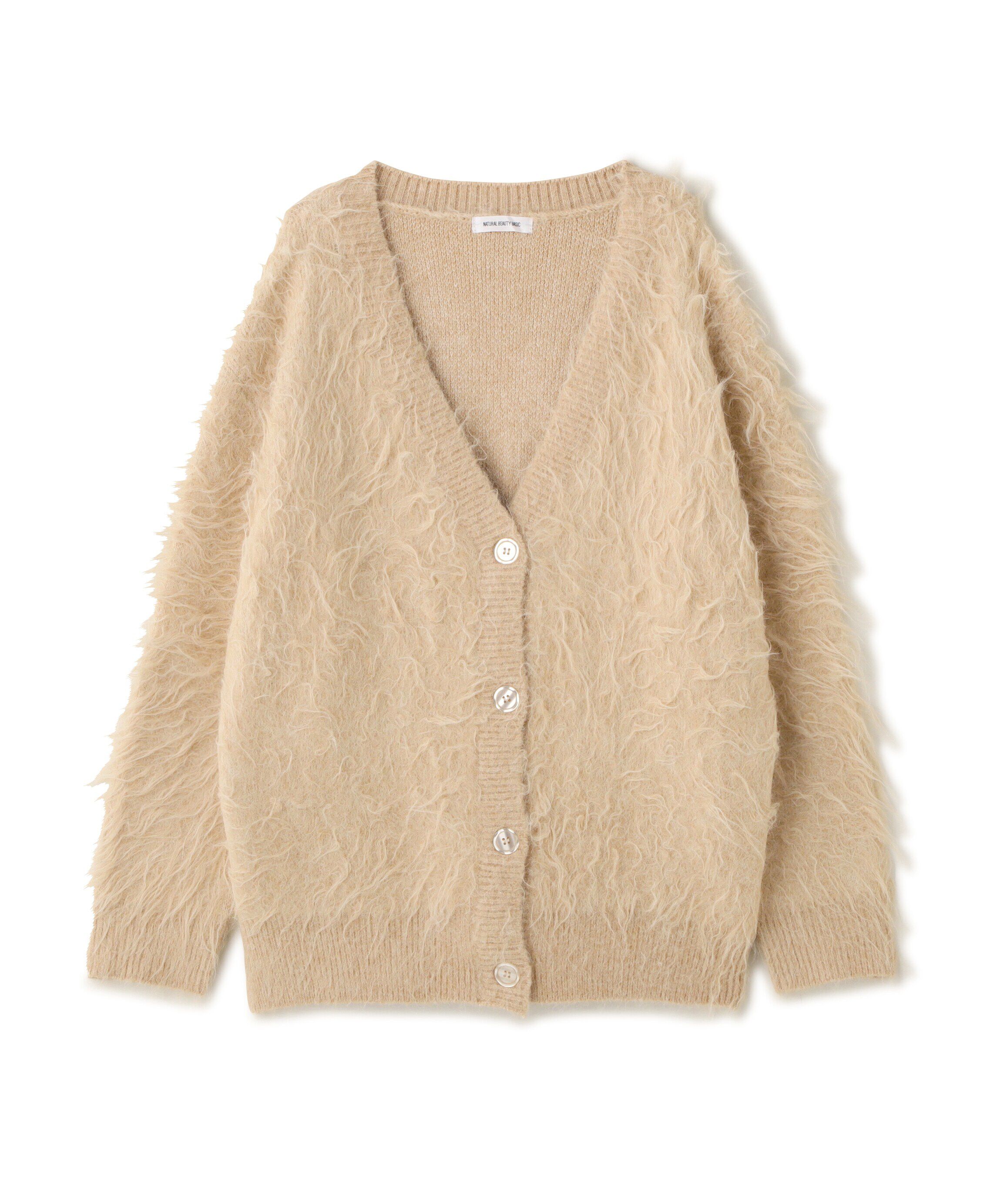  「Vネック起毛コーディガン　24AW」|ニット・セーター|