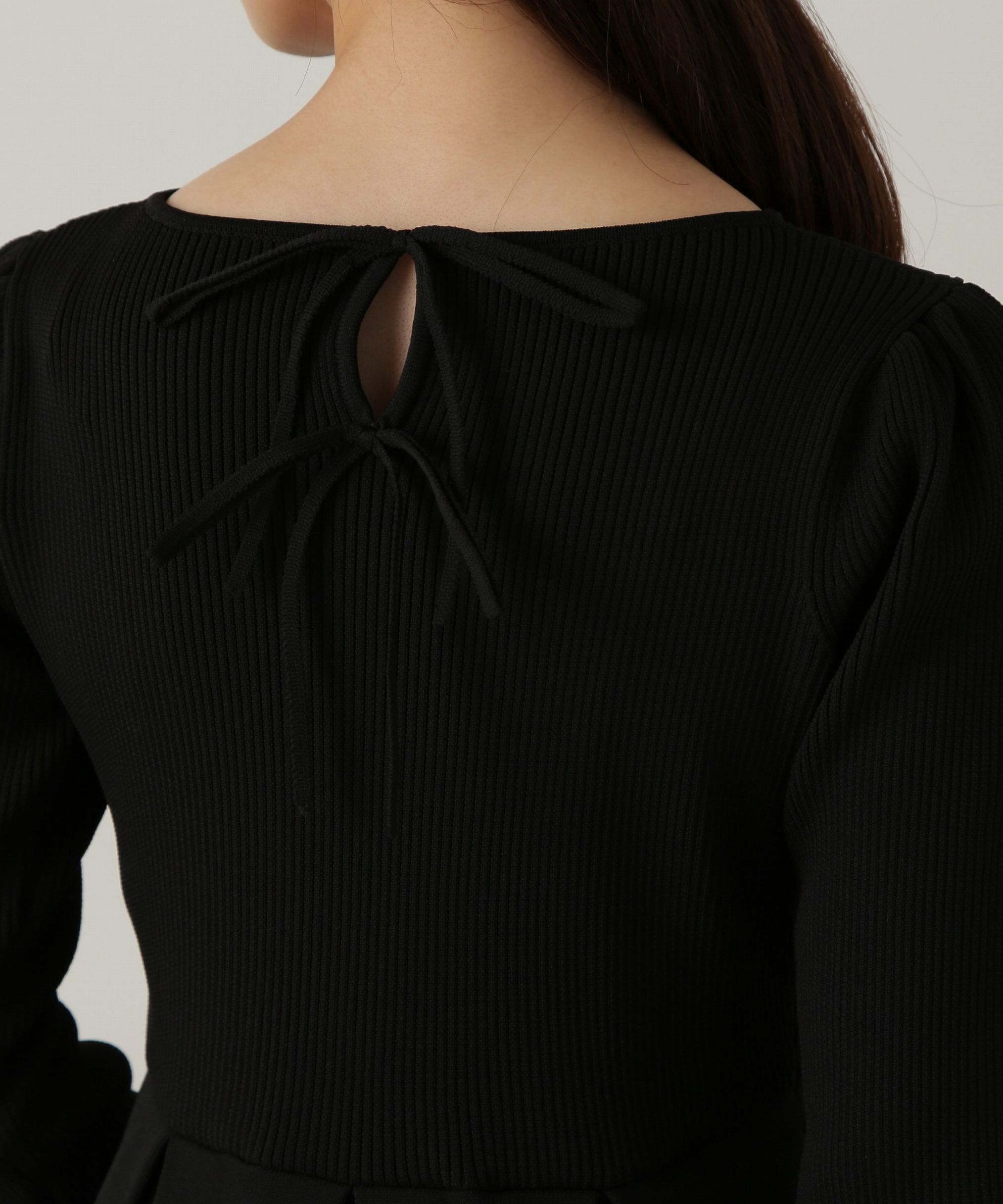 PROPORTION BODY DRESSING「バックリボンニットワンピース」|ワンピース|