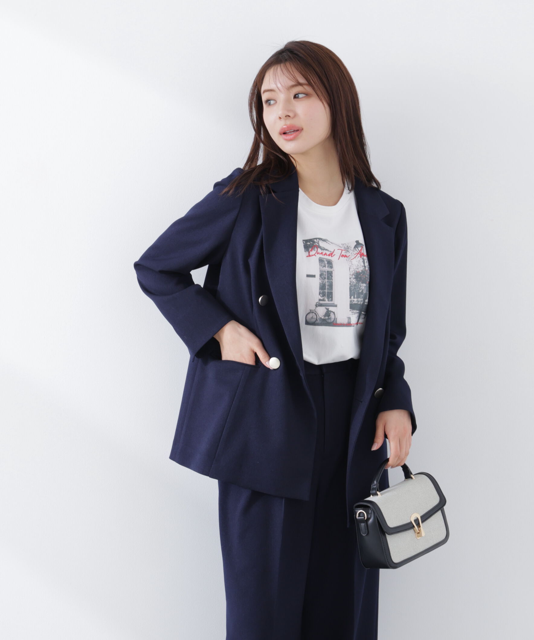 PROPORTION BODY DRESSING「〈a/mie〉フォトプリントT　26SS　」|Tシャツ・カットソー|