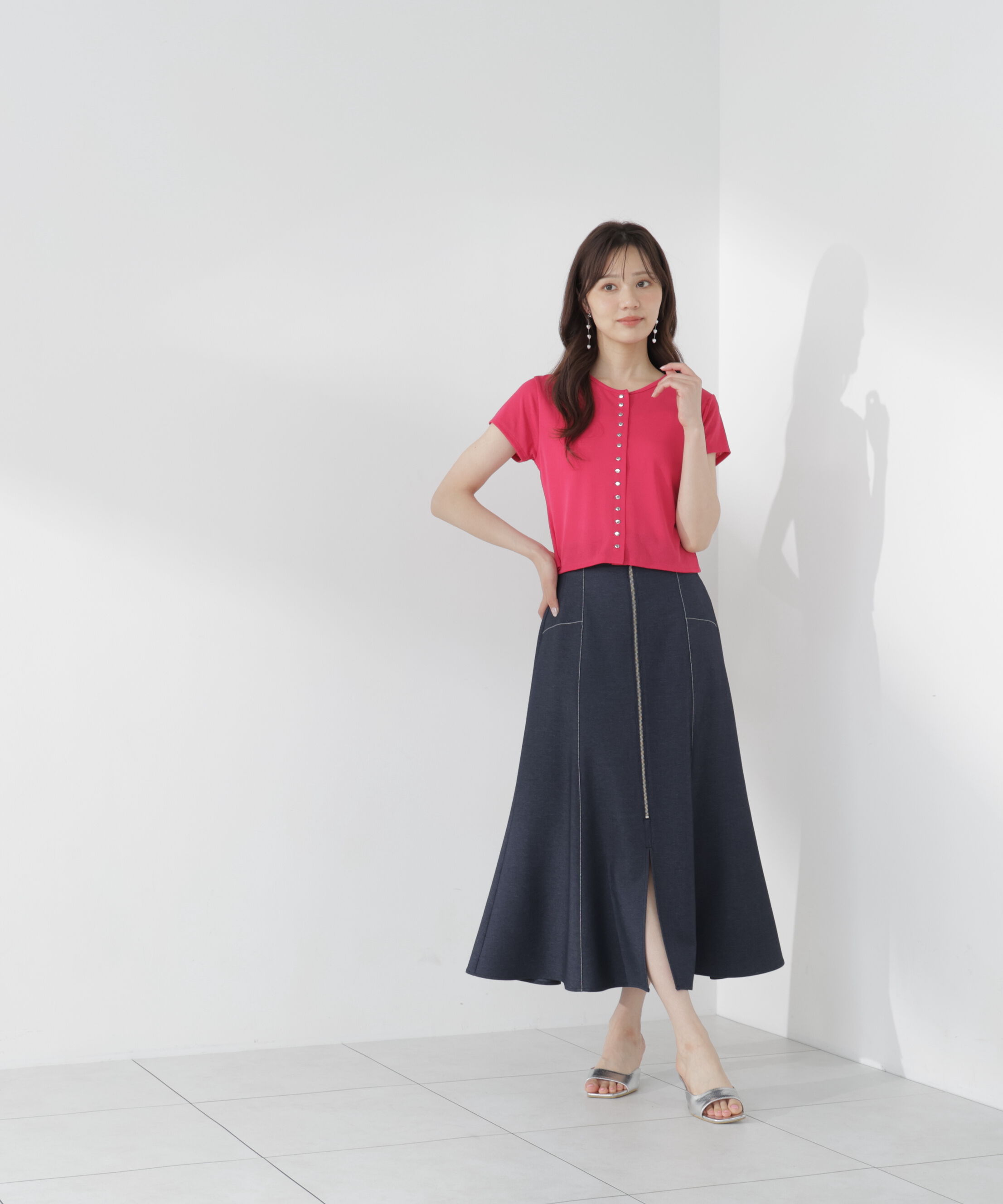 PROPORTION BODY DRESSING「＜a/mie＞テクスチャーカーディガン」|Tシャツ・カットソー|