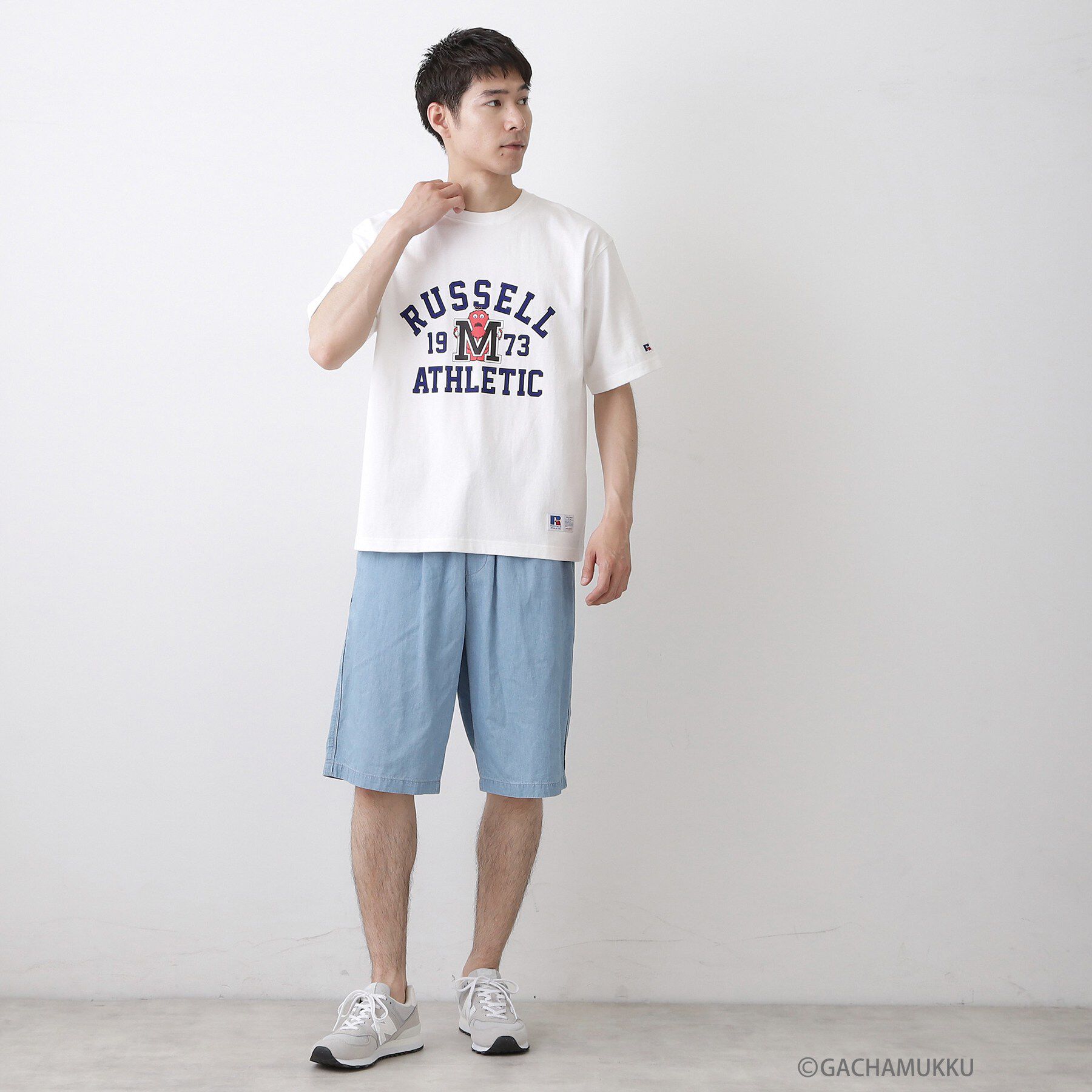 Dessin「ガチャピン・ムック コラボTシャツ」|Tシャツ・カットソー|