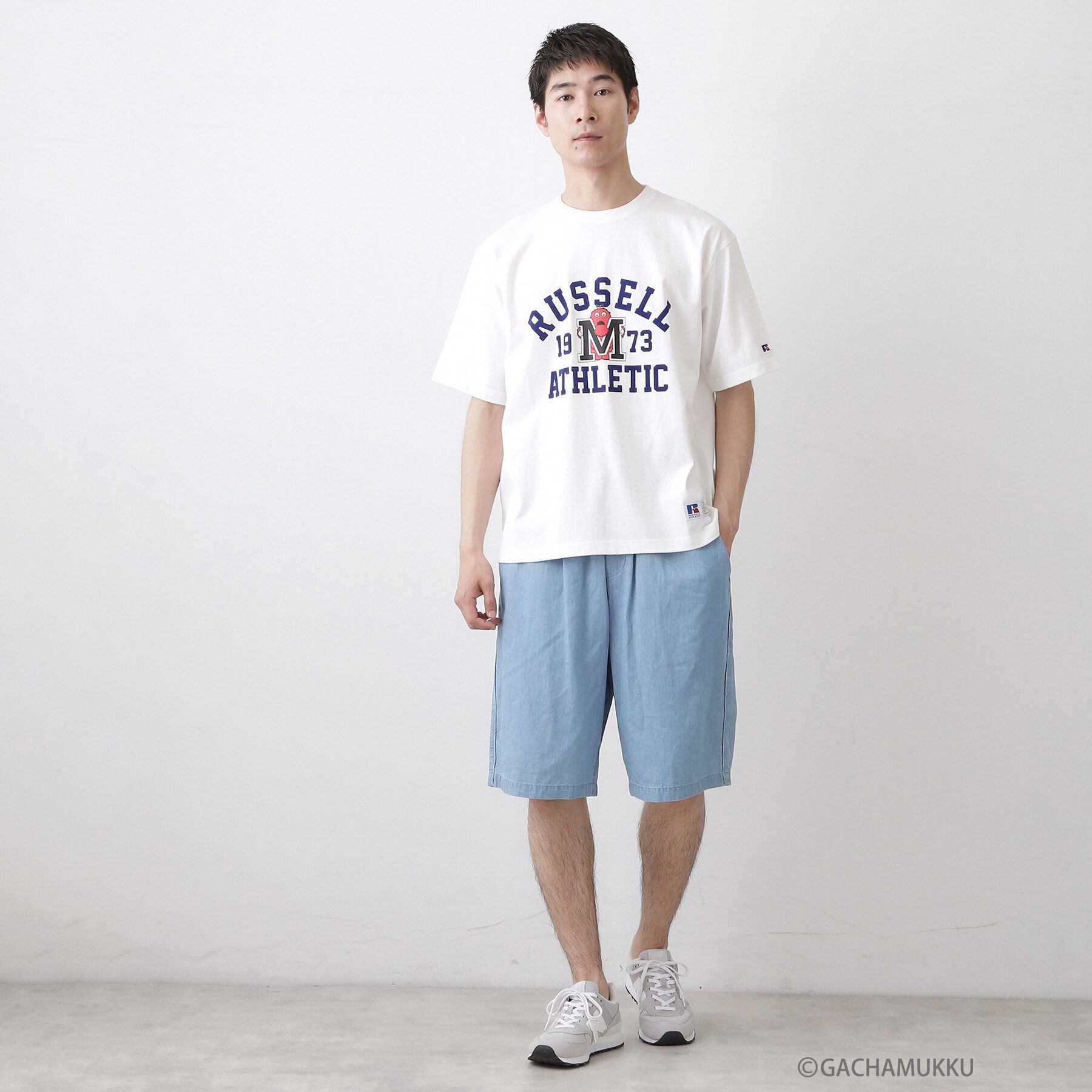 Dessin「ガチャピン・ムック コラボTシャツ」|Tシャツ・カットソー|