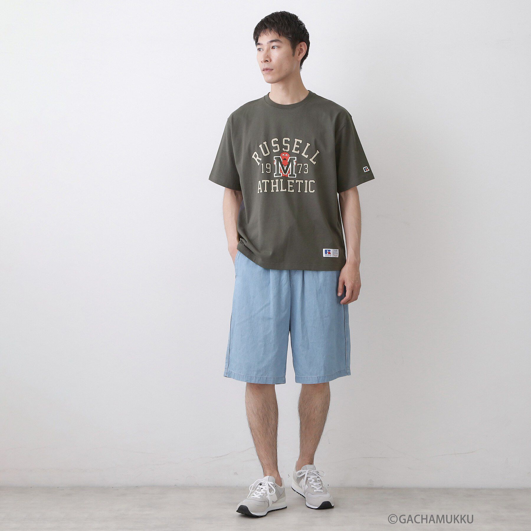 Dessin「ガチャピン・ムック コラボTシャツ」|Tシャツ・カットソー|