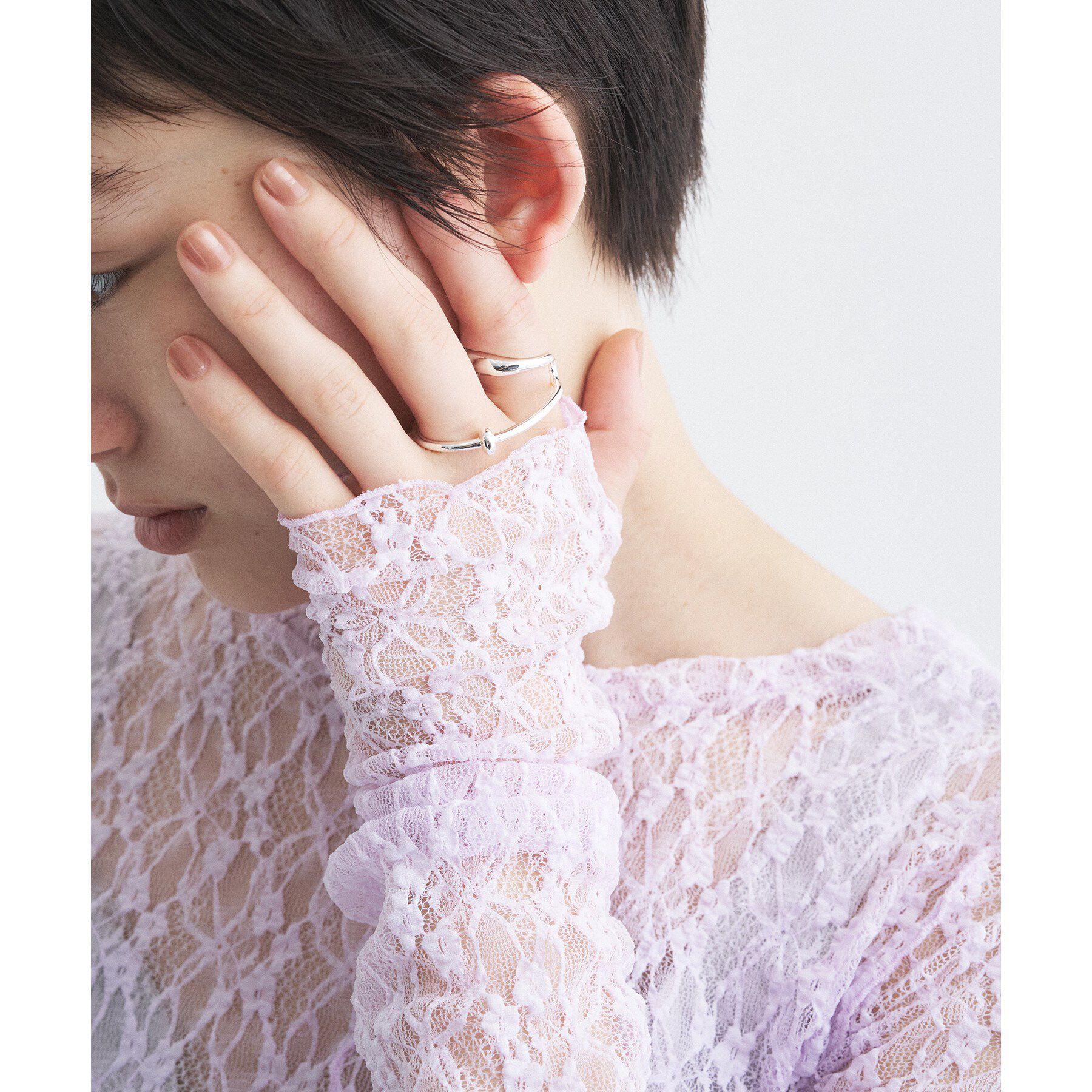 CODE A「soierie｜Neo coil ear cuff」|イヤリング|
