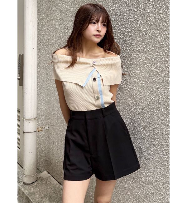 MURUA「タックショートパンツ【ベルト付】」|その他|