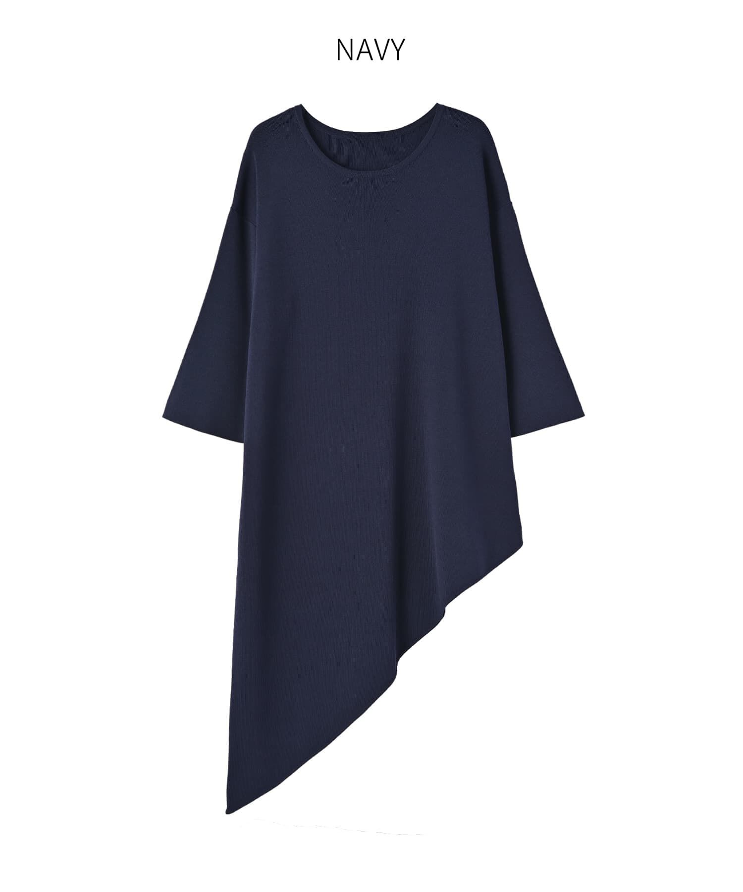 STYLE DELI「【Kana Oyama&times;BLK001】アシメトップス／DELI size」|Tシャツ・カットソー|