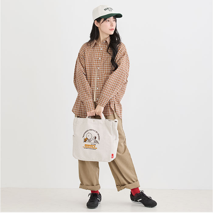 ROOTOTE「トートバッグ スヌーピー 通販 レディース バッグ ピーナッツ 肩掛け 2way ショルダーバッグ」|トートバッグ|