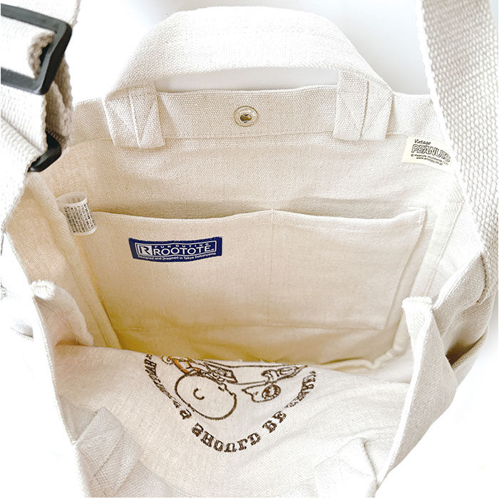 ROOTOTE「トートバッグ スヌーピー 通販 レディース バッグ ピーナッツ 肩掛け 2way ショルダーバッグ」|トートバッグ|