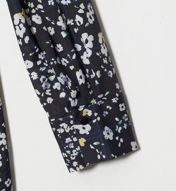UNITED ARROWS「チェック フラワー プリント ワンピース」|ワンピース|