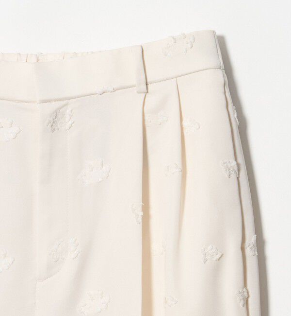 UNITED ARROWS「サテン フラワー ジャガード パンツ ‐ウォッシャブル‐」|その他|