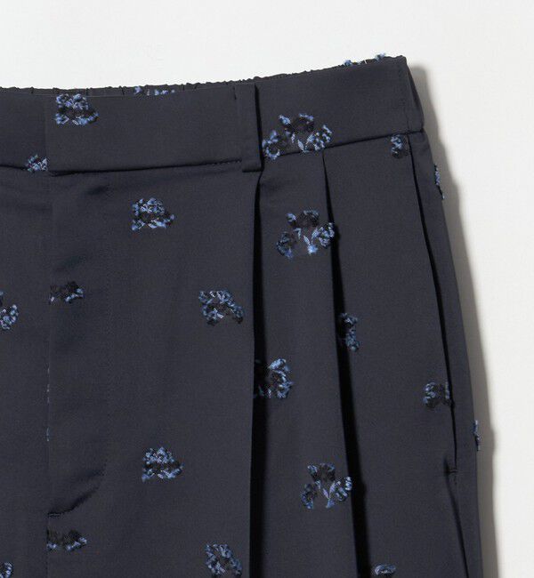 UNITED ARROWS「サテン フラワー ジャガード パンツ ‐ウォッシャブル‐」|その他|