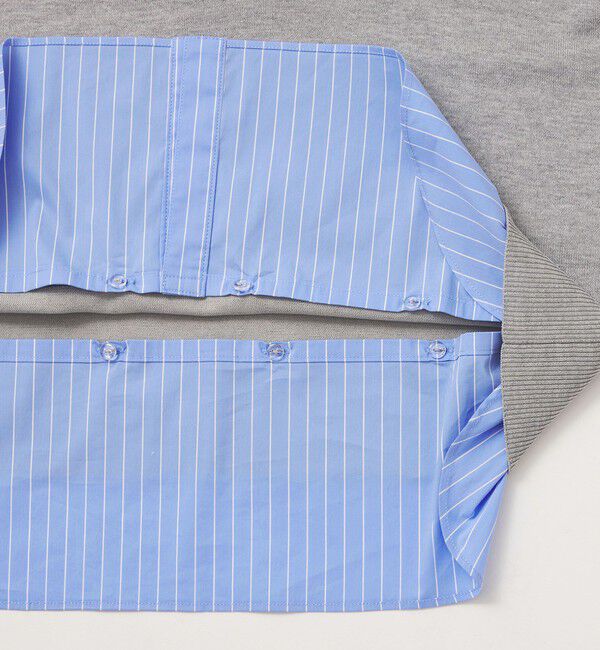 UNITED ARROWS green label relaxing「2WAY  スキッパー シャツ プルオーバー ニット」|ニット・セーター|