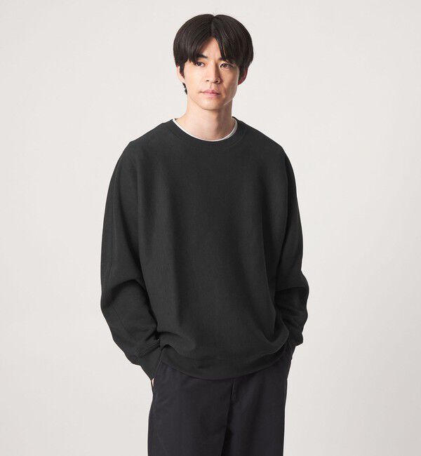UNITED ARROWS green label relaxing「スラブ リブ クルーネック ドルマンスリーブ 長袖 カットソー」|Tシャツ・カットソー|