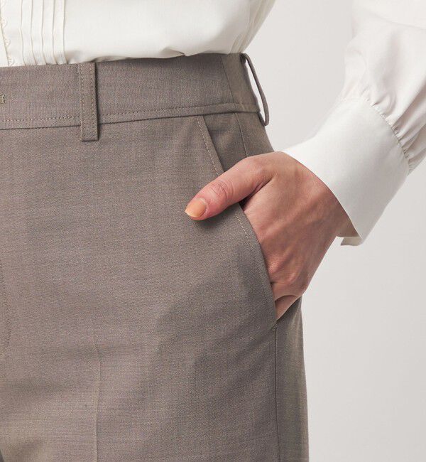 UNITED ARROWS green label relaxing「［size SHORT/TALLあり］カチリラ セミフレア パンツ」|スラックス|