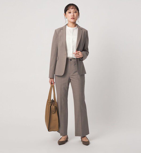UNITED ARROWS green label relaxing「［size SHORT/TALLあり］カチリラ セミフレア パンツ」|スラックス|