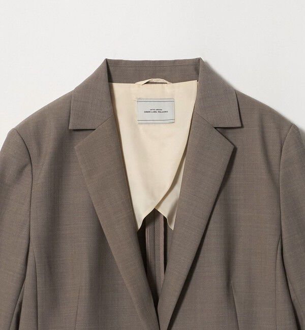 UNITED ARROWS green label relaxing「［size SHORT/TALLあり］カチリラ シングルボタン ジャケット」|テーラードジャケット|