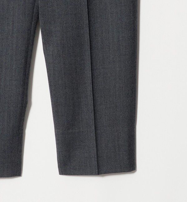 UNITED ARROWS green label relaxing「A+ TWPU ヘリンボーン リラックス イージー 1プリーツ セットアップ パンツ スラックス -ストレッチ-」|スラックス|